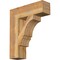 Ekena Millwork Balboa Block Rough Sawn Bracket, Western Red Cedar, 6"W x 22"D x 26"H BKT06X22X26BOA05RWR - alternate 1
